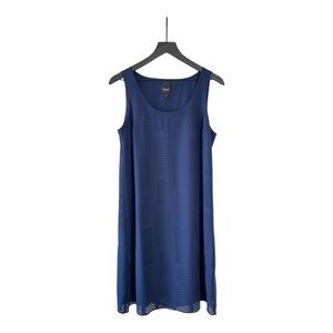 Simply Vera Vera Wang blue dress with lasercut detail